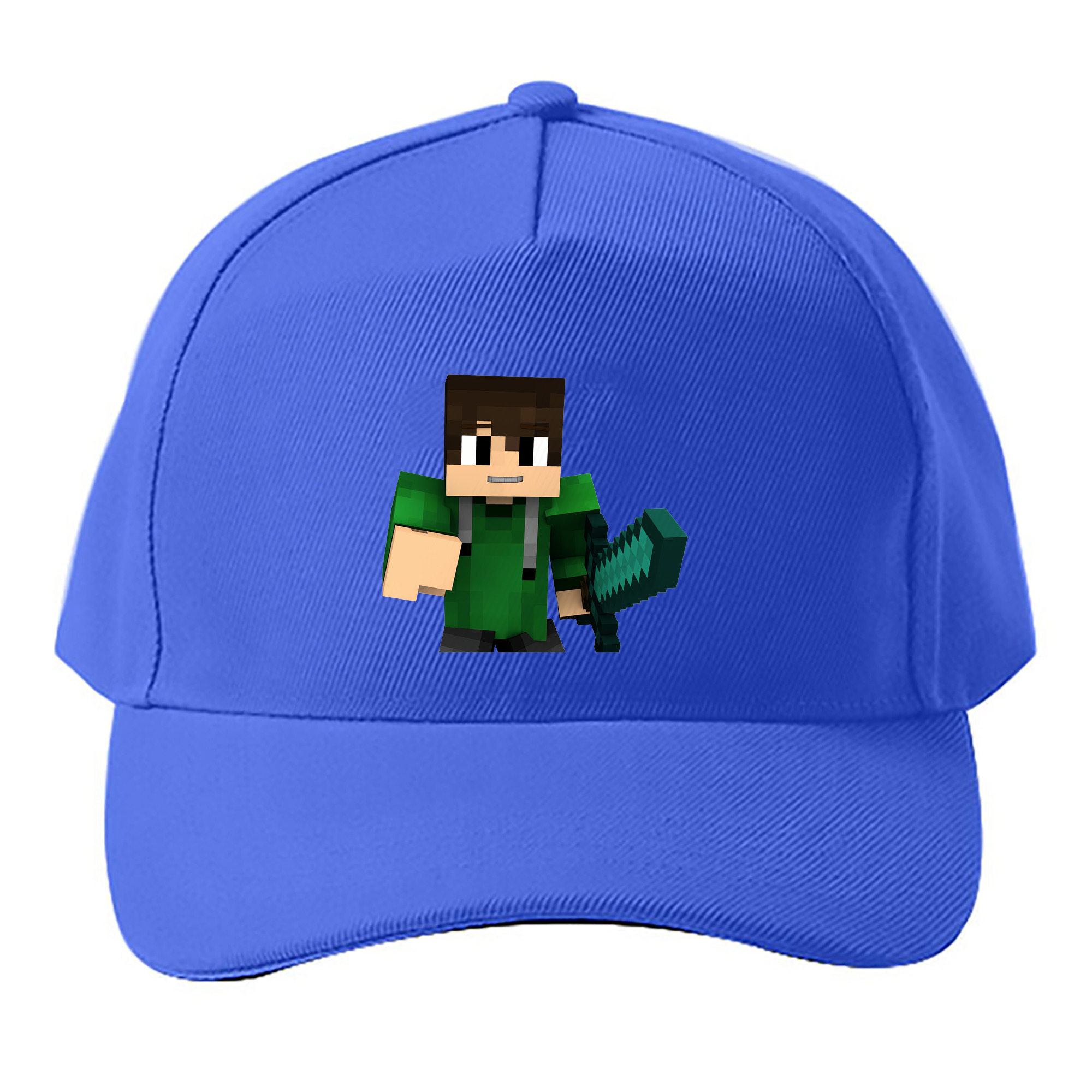 （画像用） マインクラフト ブロックの世界 Minecraft MC Block world ベースボールキャップ 綿100％ 男女兼用 帽子 スポーツ